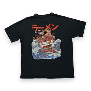 Tide Bear Mens Small The Great Ramen T Shirt Anime Short‎ Sleeve Graphic Print